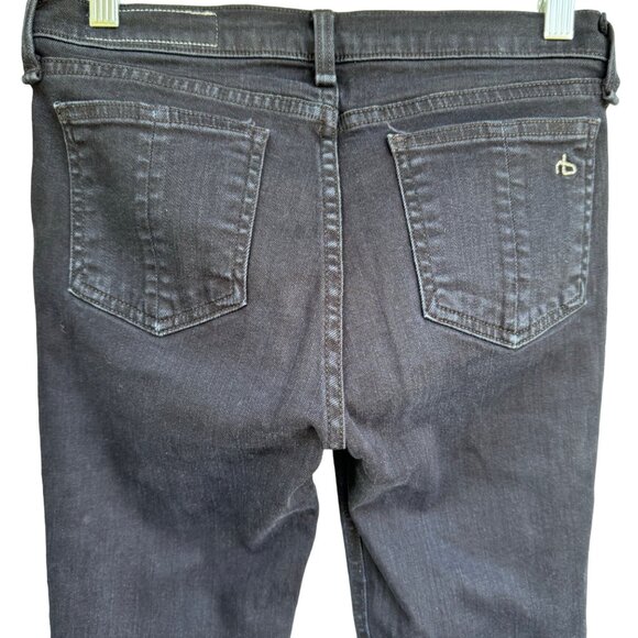 Rag & Bone Women's Coal Cigarette Skinny Jeans Size 26 Button Fly Cotton Denim - Picture 12 of 15